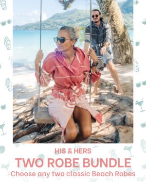 His & Hers Two Beach Robe Bundle