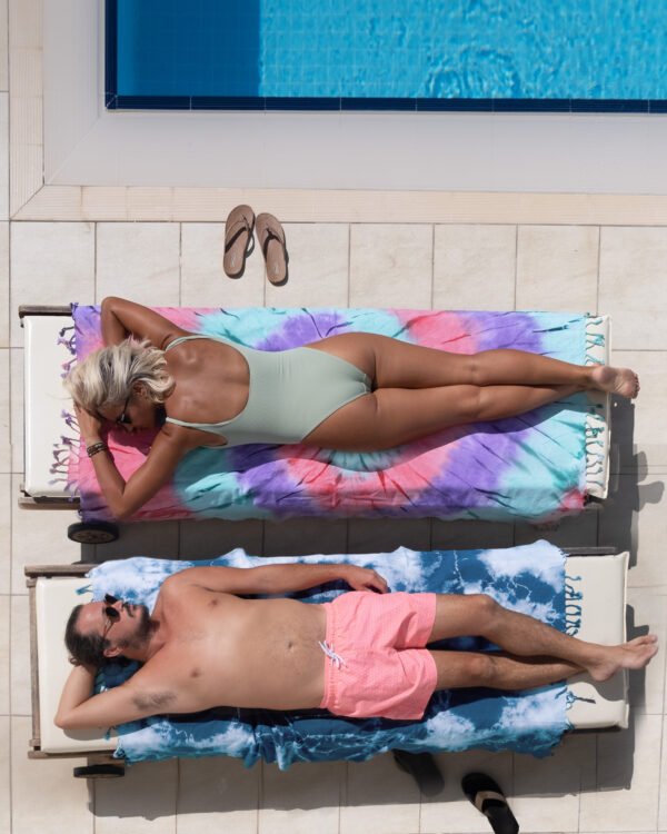 Arzi Beach Towels Seychelles - Diem Ti Blue