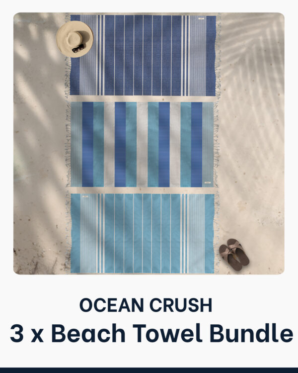 Gift Shopping in Seychelles - Ocean Crush Three Beach Towel Bundle
