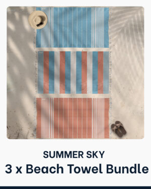 Gift Shopping in Seychelles - Summer Sky Three Beach Towel Bundle