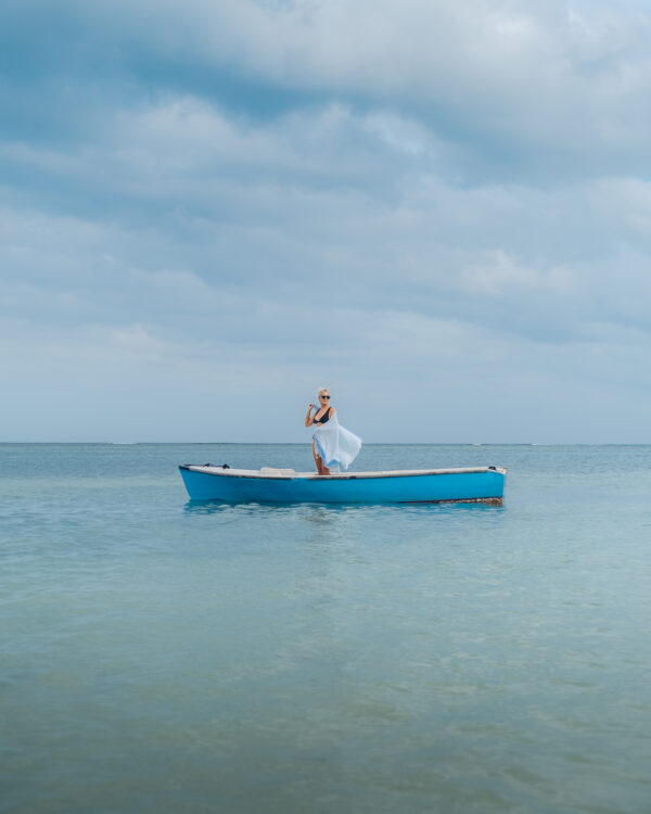 Arzi Seychelles Beach Towels - The Cosmoledo (Mint) - Boat