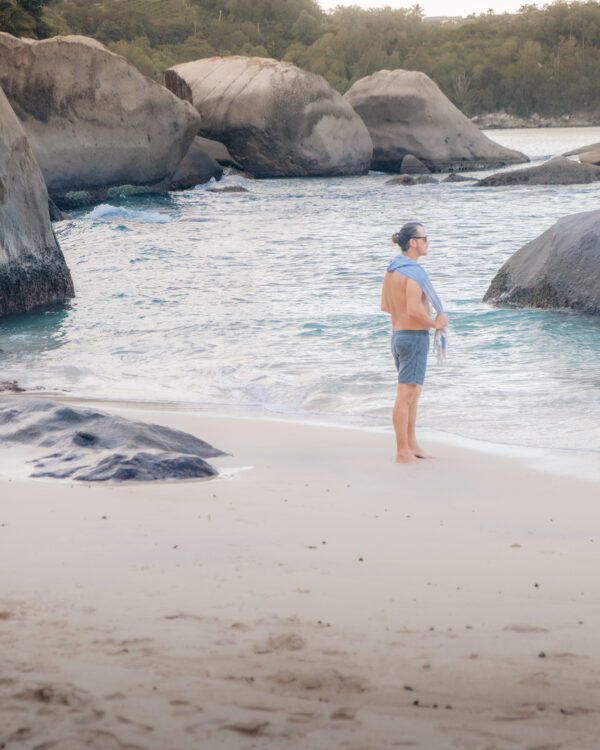 Arzi Seychelles Beach Towels - The Cosmoledo (Blue) - Machabee Him