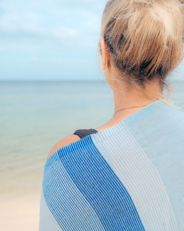 Arzi Seychelles Beach Towels - The Cosmoledo (Mint) - Close-up 2
