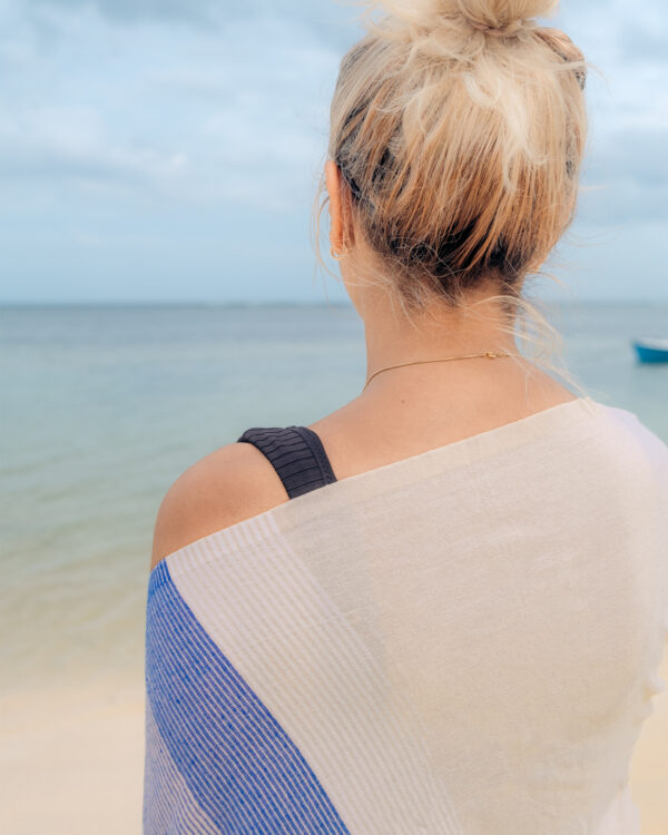 Arzi Seychelles Beach Towels - The Cosmoledo (Beige) - Close-up