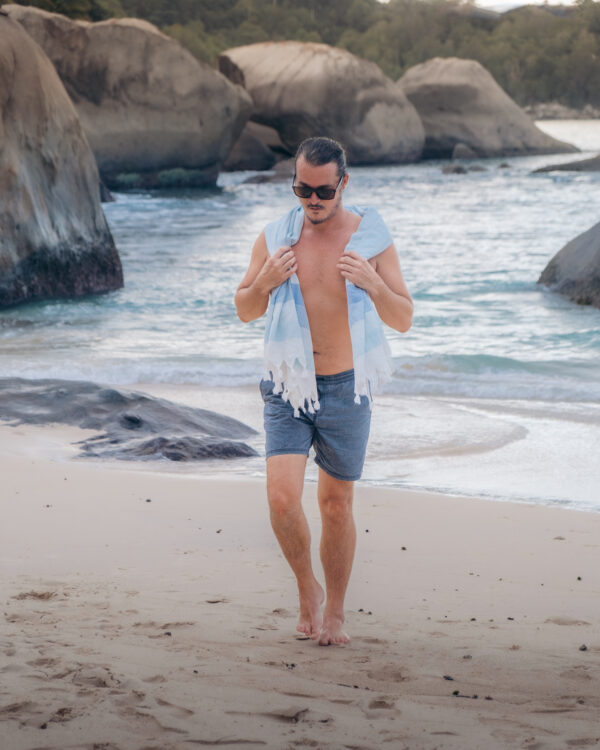 Arzi Seychelles Beach Towels - The Cosmoledo (Mint) - Machabee Him 2