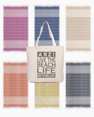Arzi - Towel & Beach Bag - Beach Life Large